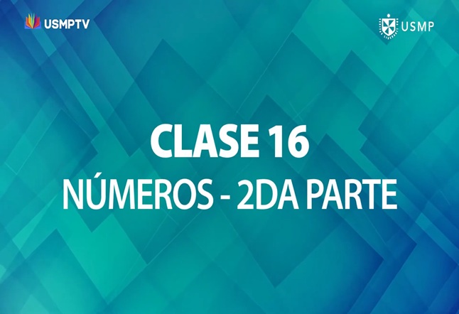 Capítulo N° 16 - Números II